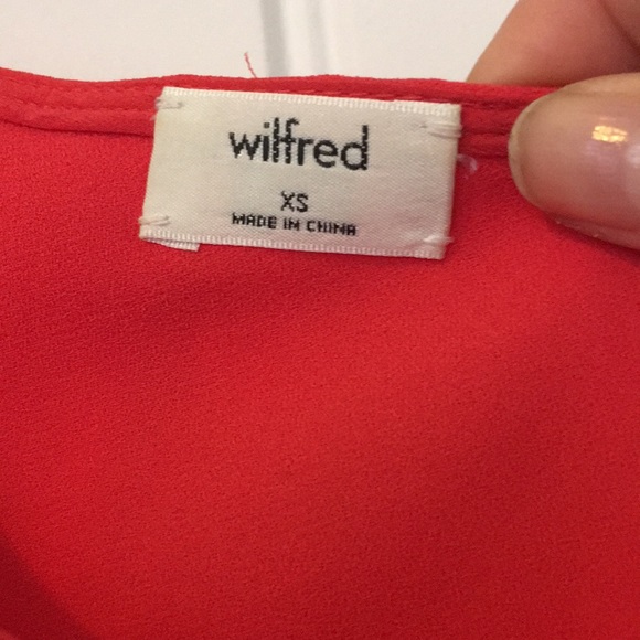 Wilfred one shoulder blouse in XS - Picture 2 of 2